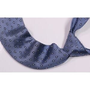 Makers Shirt Kamakura Blue Paisley Twill Silk Handmade Necktie Tie Japan